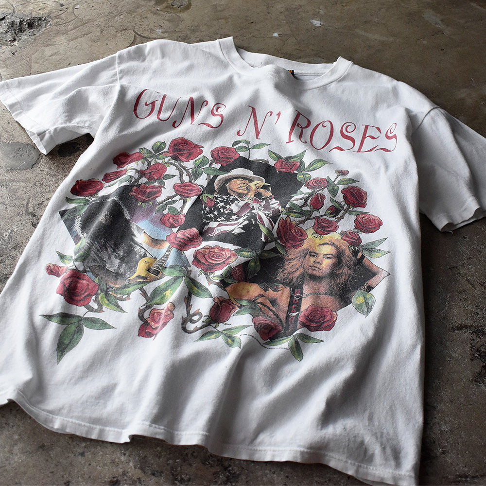ガンズ・アンド・ローゼズ World Tour '93 両面オーバープリント ツアーTシャツ 1993年 USA製 ヴィンテージ