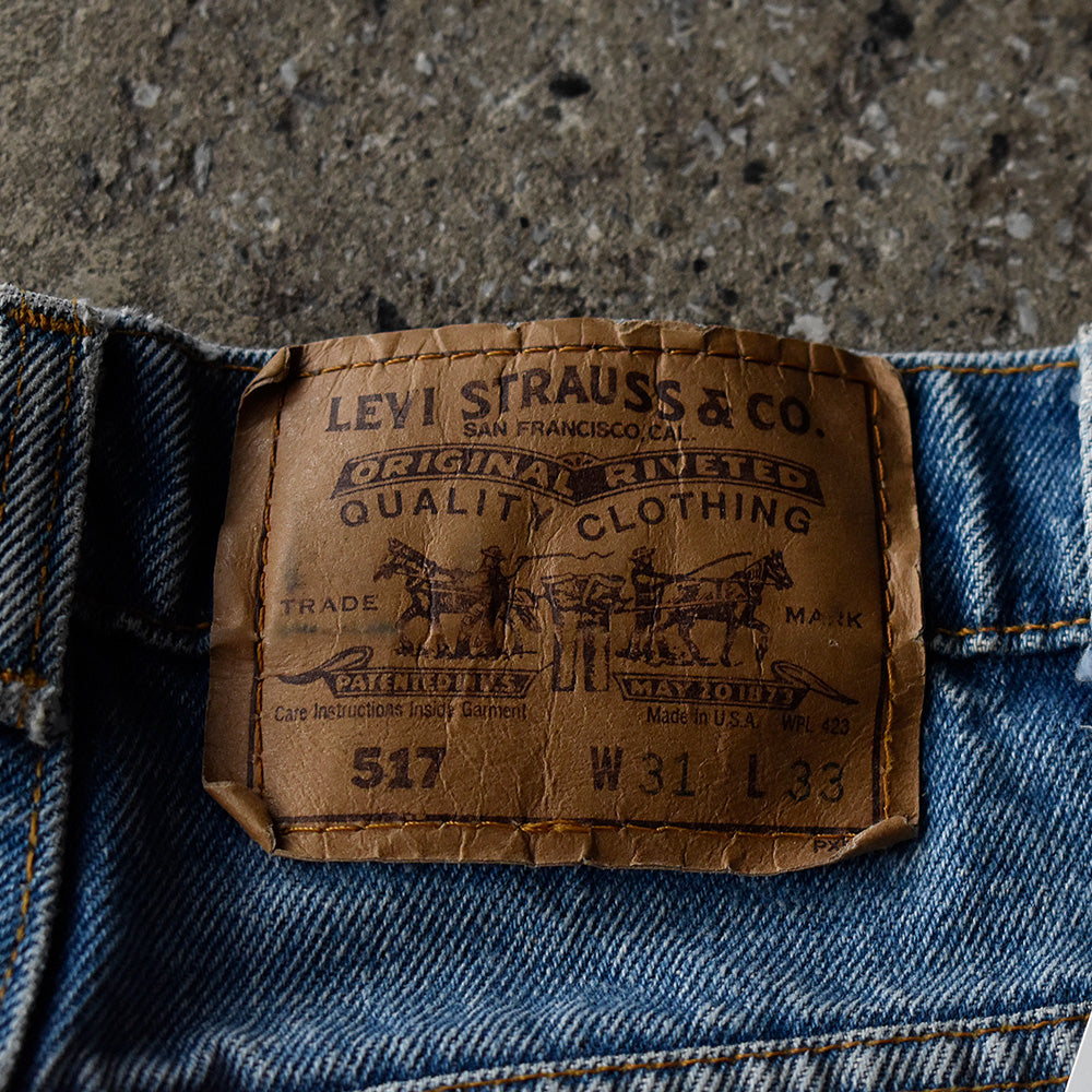 90's Levi's 517 ブーツカット デニムパンツ USA製 250419H