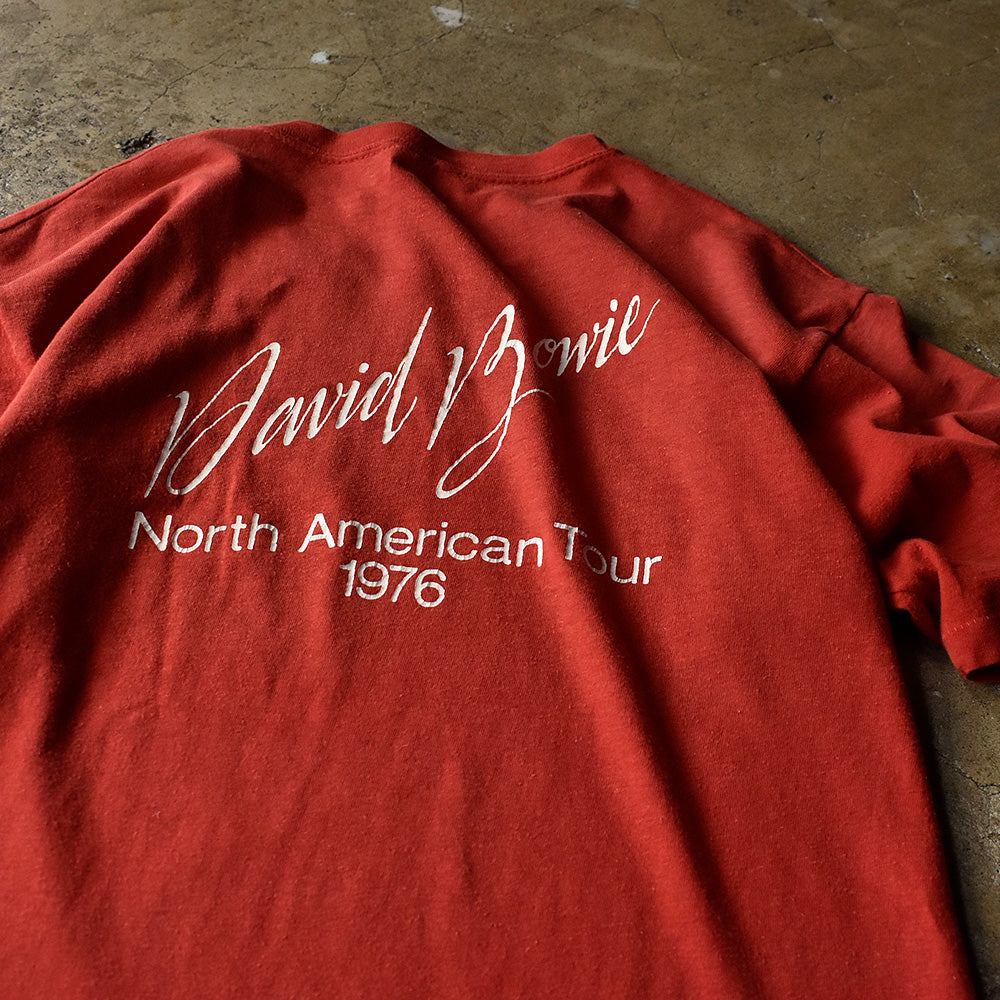 デヴィッド・ボウイ SHOWCO ノースアメリカツアー Tシャツ 1976年 ヴィンテージ