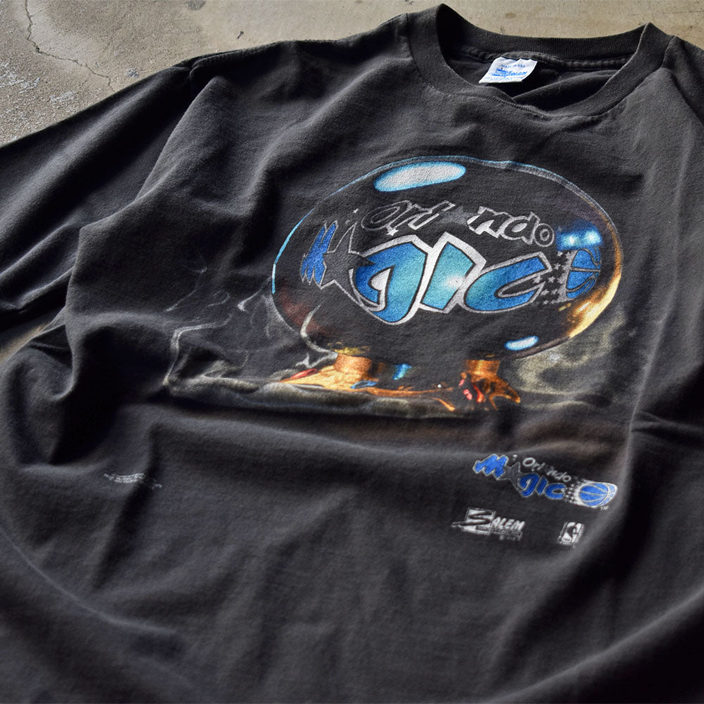 90's　NBA Orlando Magic/オーランド・マジック “Crystal Ball” Tシャツ　USA製　230802