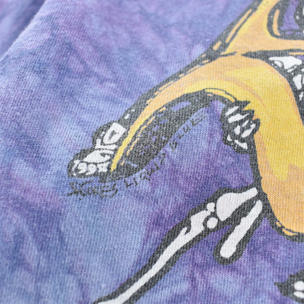 90's Liquid Blue Grateful Dead "Just Keep Truckin' On" タイダイ ロックTシャツ 260714H