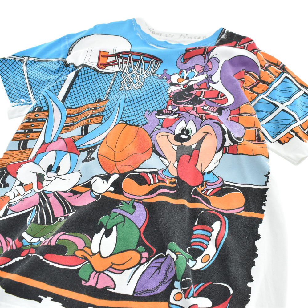 90's Tiny Toon Adventures “ACME HOOP GROUP” AOP キャラT USA製 260512H