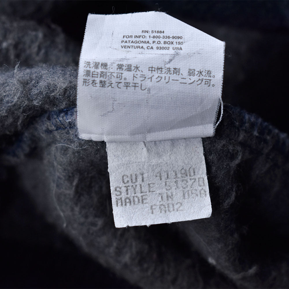 Y2K patagonia コンフォート ウールジップT USA製 231120