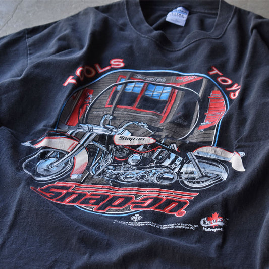90's Snap-on/スナップオン “Motorcycle” Tシャツ 230826