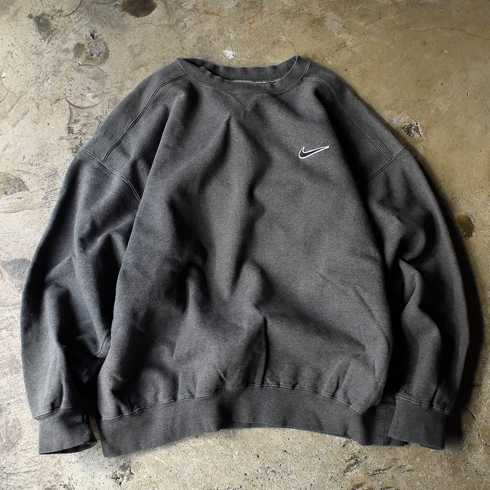 90's NIKE swoosh logo ワッペン リバースタイプ スウェット XXL size！ 231226H