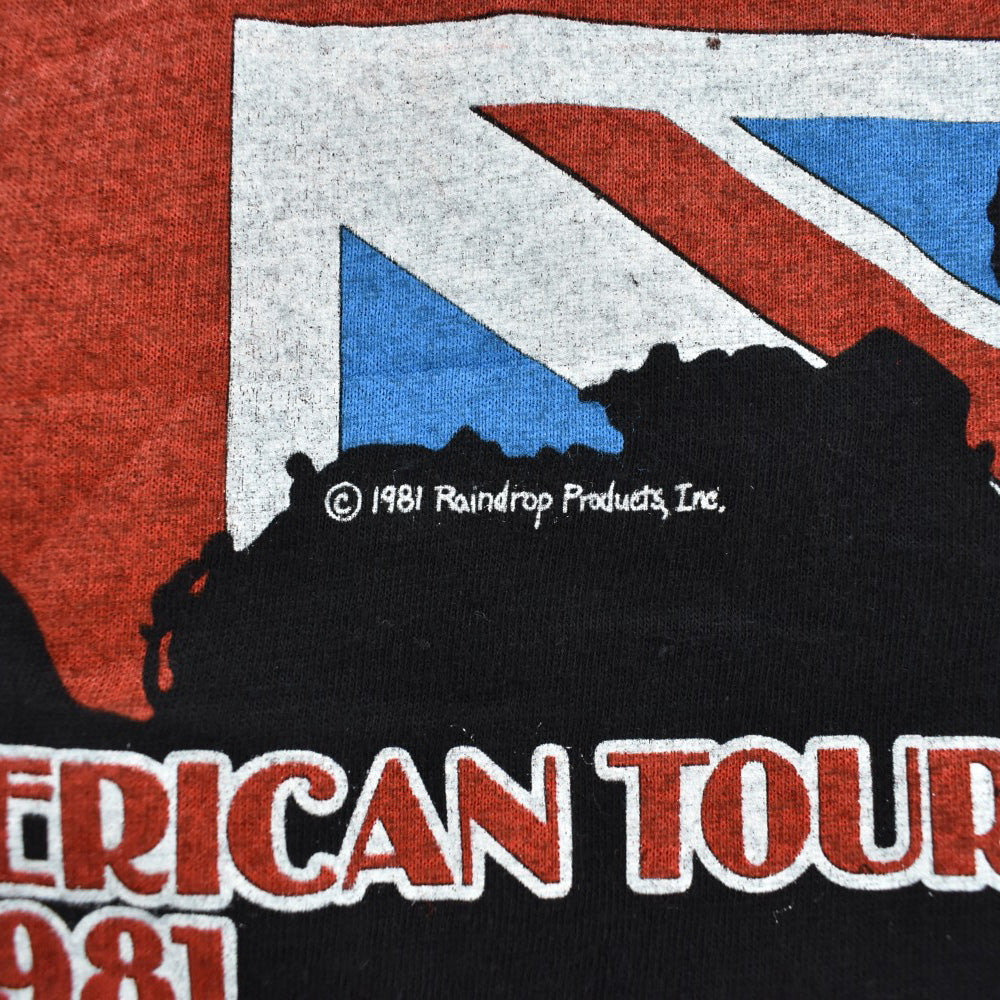 80's The Rolling Stones "NORTH AMERICAN TOUR 1981" ロックTシャツ 260724H