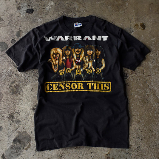 90's Warrant "CENSOR THIS" ロック Tシャツ 230806H