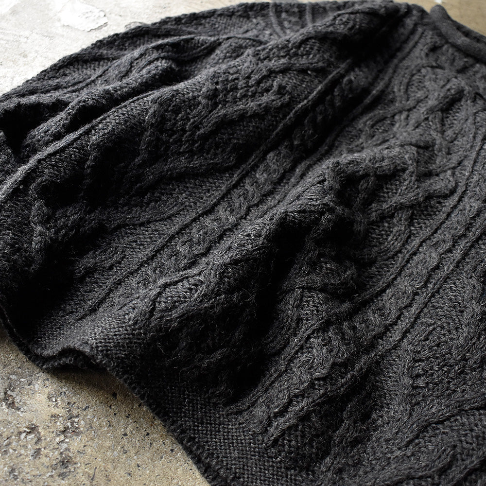 90's～ British Wool naturally フィッシャーマン アランニットセーター イギリス製 231231