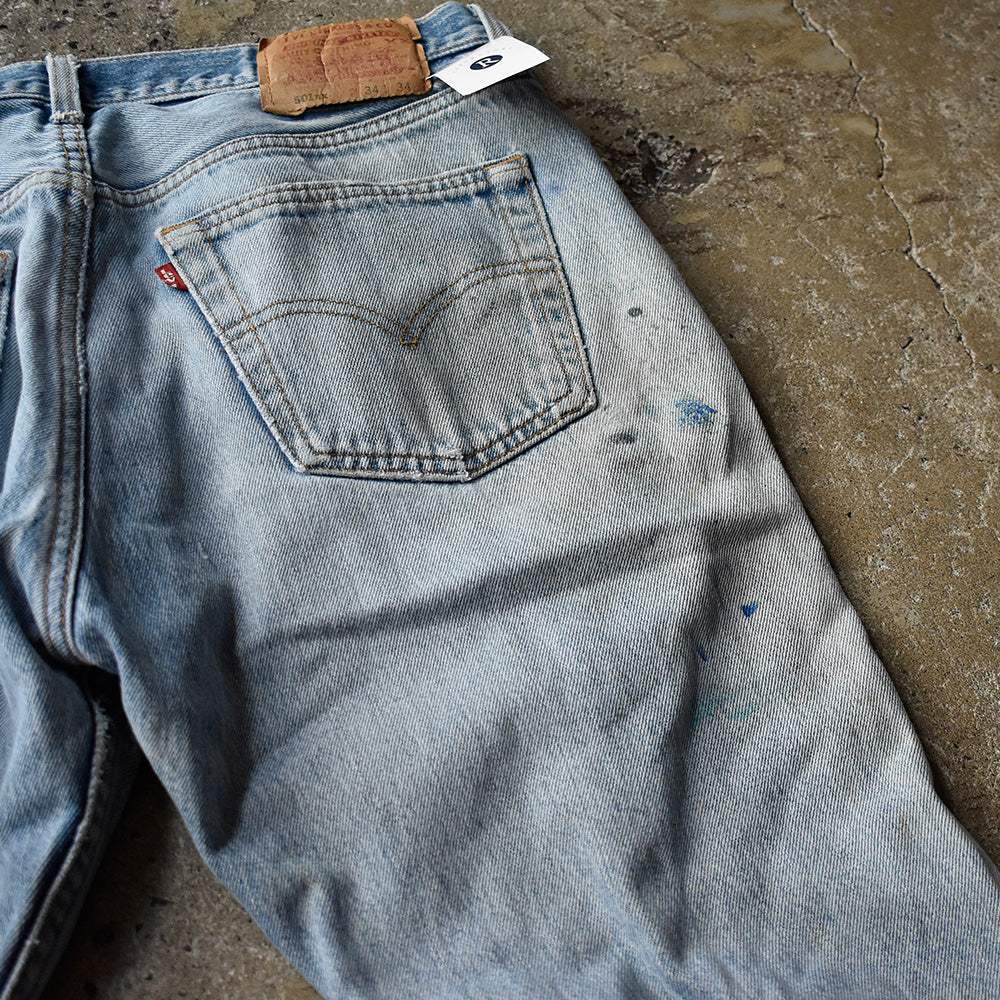 90's ダメージ！ Levi's 501 デニム パンツ USA製 250819H