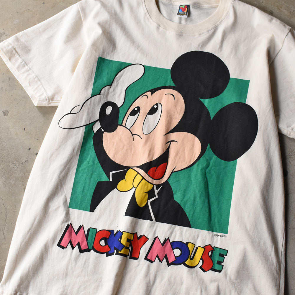 90’s デッドストック Disney “Mickey Mouse” キャラクターTシャツ 250531