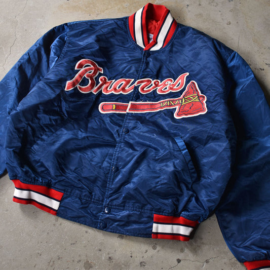90's STARTER "Atrlanta Braves" ナイロンスタジャン 231127