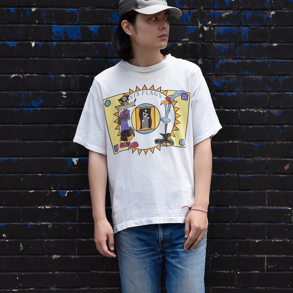 90's Looney Tunes “Six Flags” Tシャツ USA製 240722H