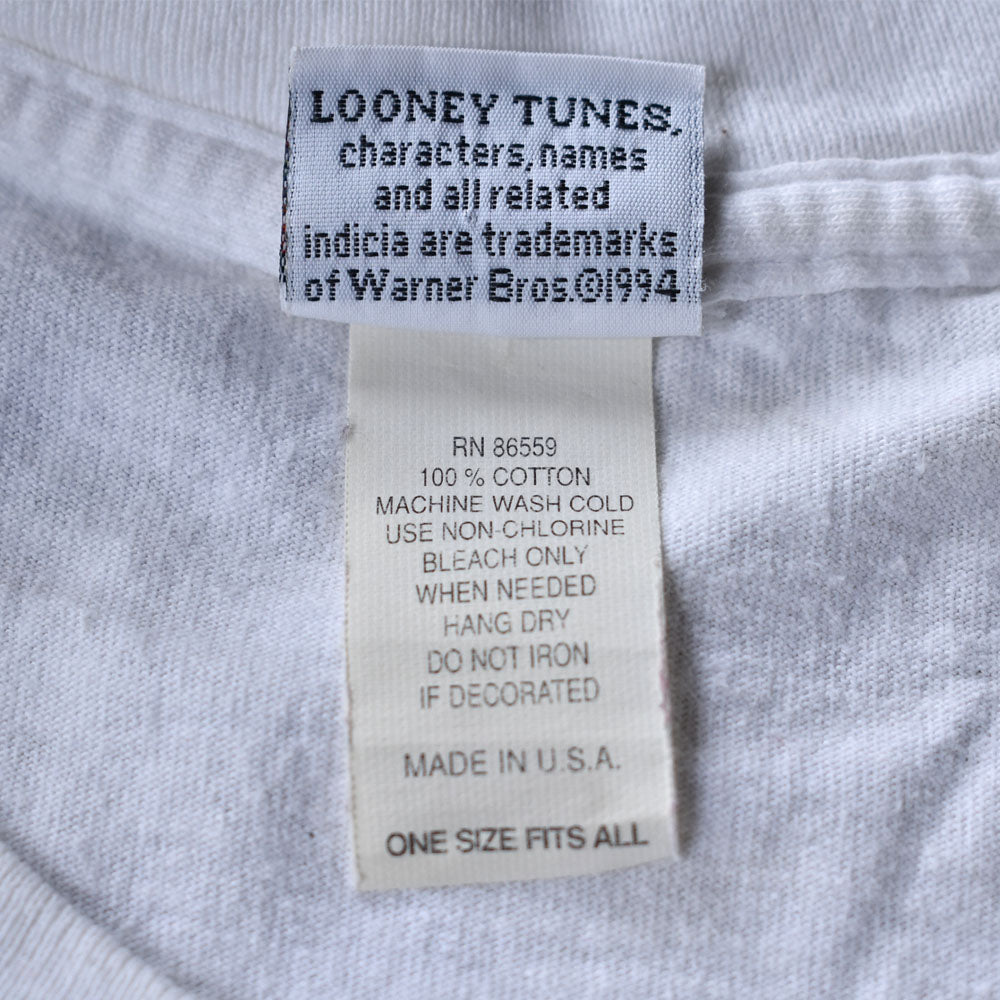 90's　Looney Tunes/ルーニー・テューンズ Tシャツ　USA製　230709