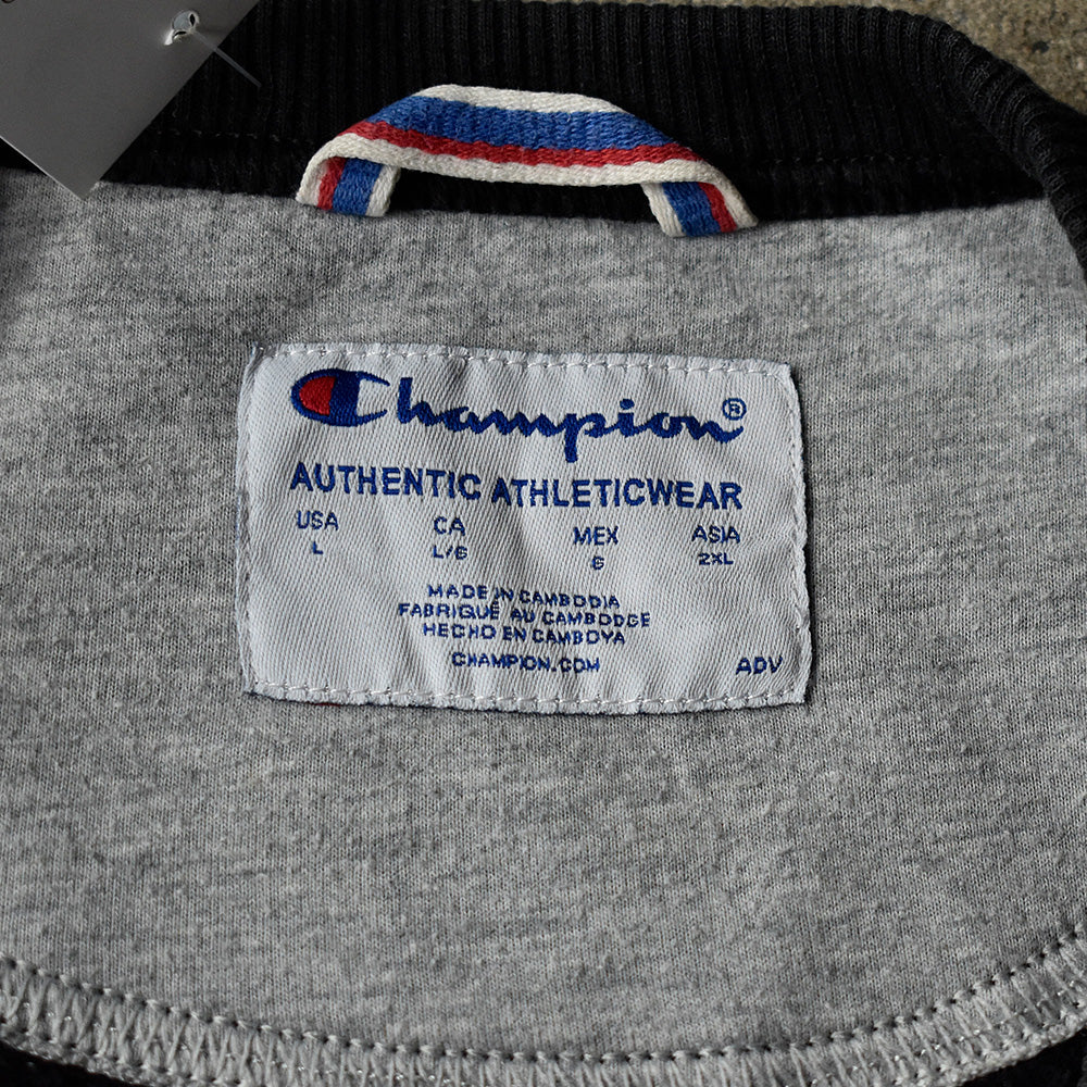 ペンキ！ Champion ブラック クルーネックスウェット 250123H