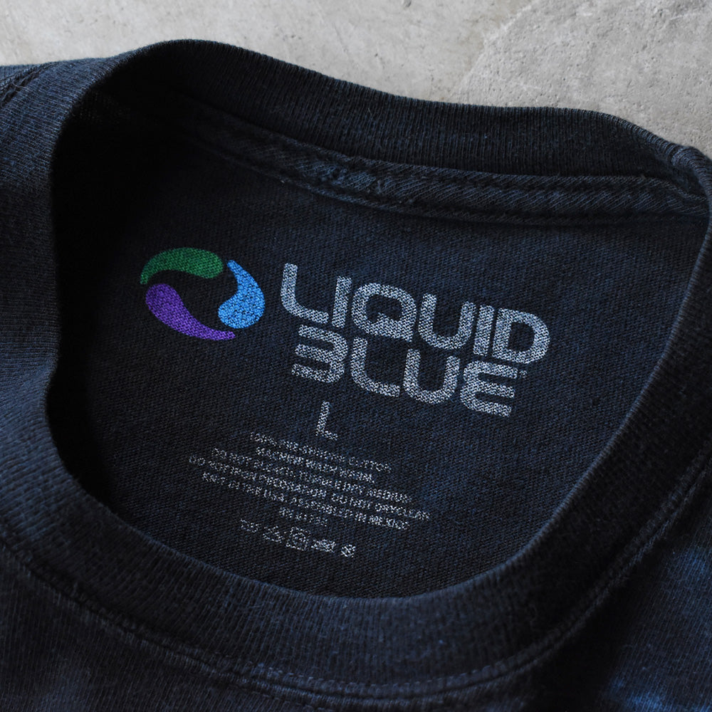 Y2K LIQUID BLUE PINK FLOYD “PULSE” タイダイ バンドTシャツ 240902