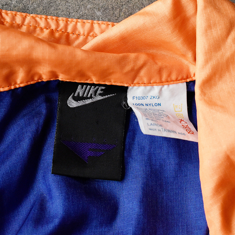 90's NIKE “FLIGHT“ ハーフジップ ナイロンジャケット 241008H