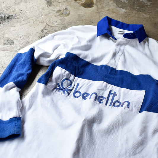 80's benetton ラガーシャツ Italy製 240524H