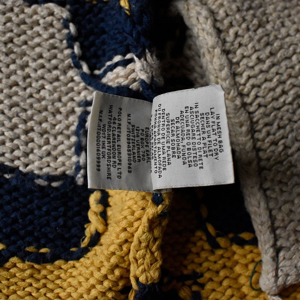 DENIM&SUPPLY RALPH LAUREN ショールカラー ネイティブ柄 カーディガン 241120H