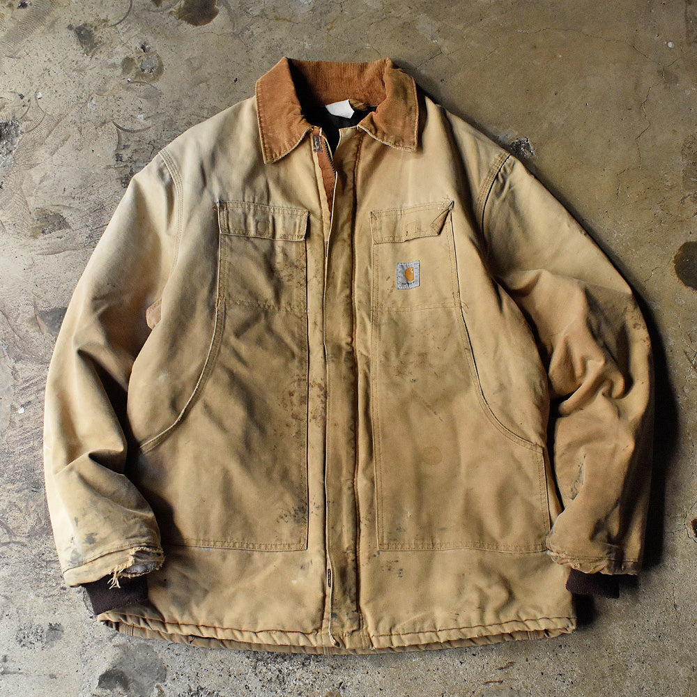 90’s ダメージ！ Carhartt トラディショナルコート キルティングライナー 231204 – LABORATORY®