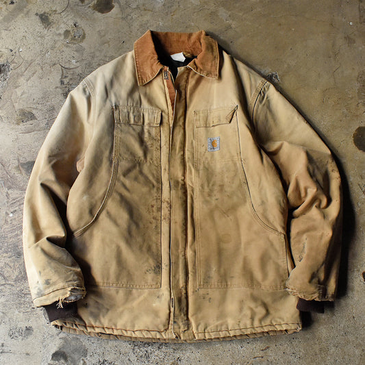 90’s ダメージ！ Carhartt トラディショナルコート キルティングライナー 231204H