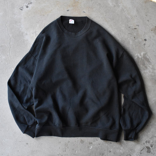 80's JERZEES ブラック 3X! 無地 スウェット USA製 241207