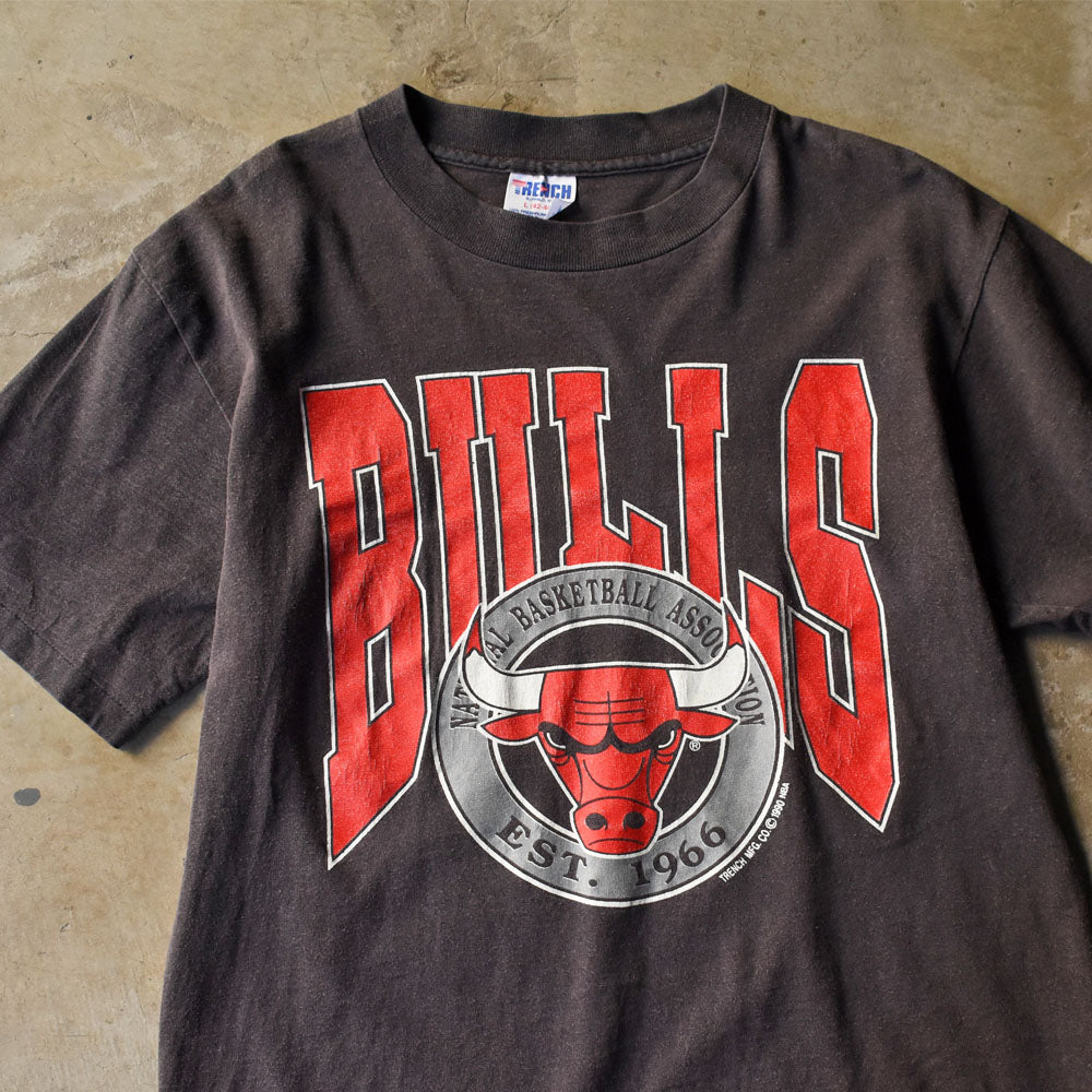 90’s TRENCH “NBA Chicago Bulls” ロゴ Tシャツ USA製 250523