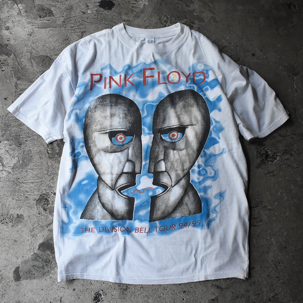 ピンク・フロイド The Division Bell 対 ヨーロッパツアーTシャツ 1994〜95年 ホワイト ユーロ製 ヴィンテージ