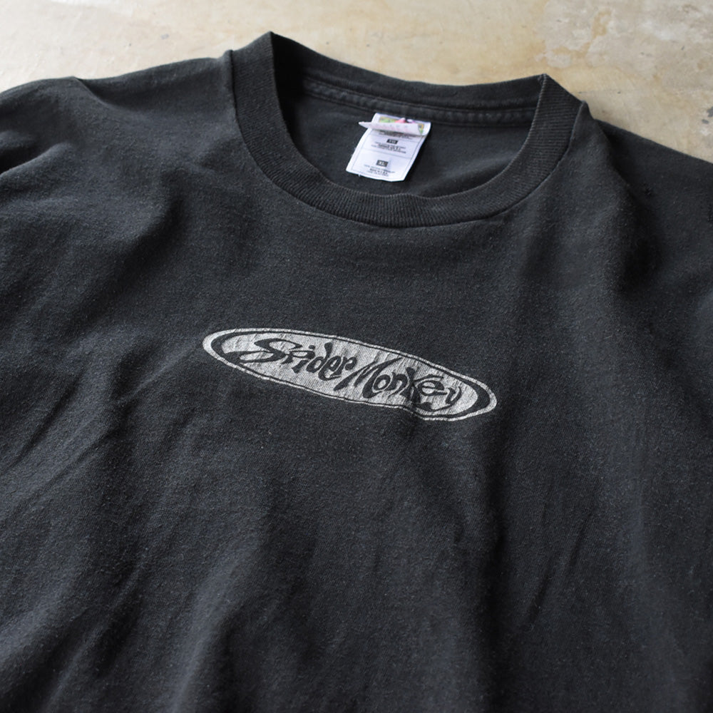 Y2K Spider Monkey “logo” ロック Tシャツ 250723
