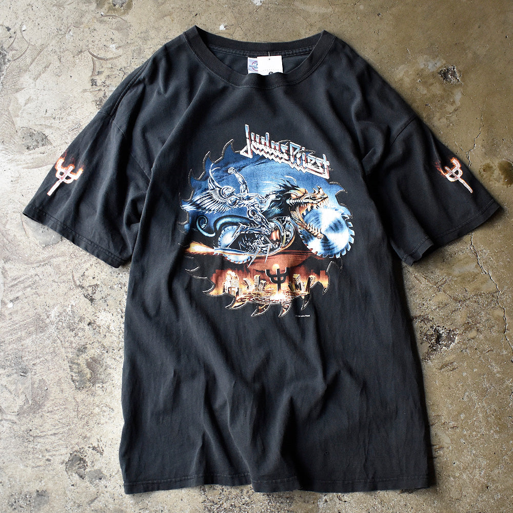 ジューダス・プリースト Painkiller ジャケットデザイン UNITED USA 2004 Tシャツ 古着