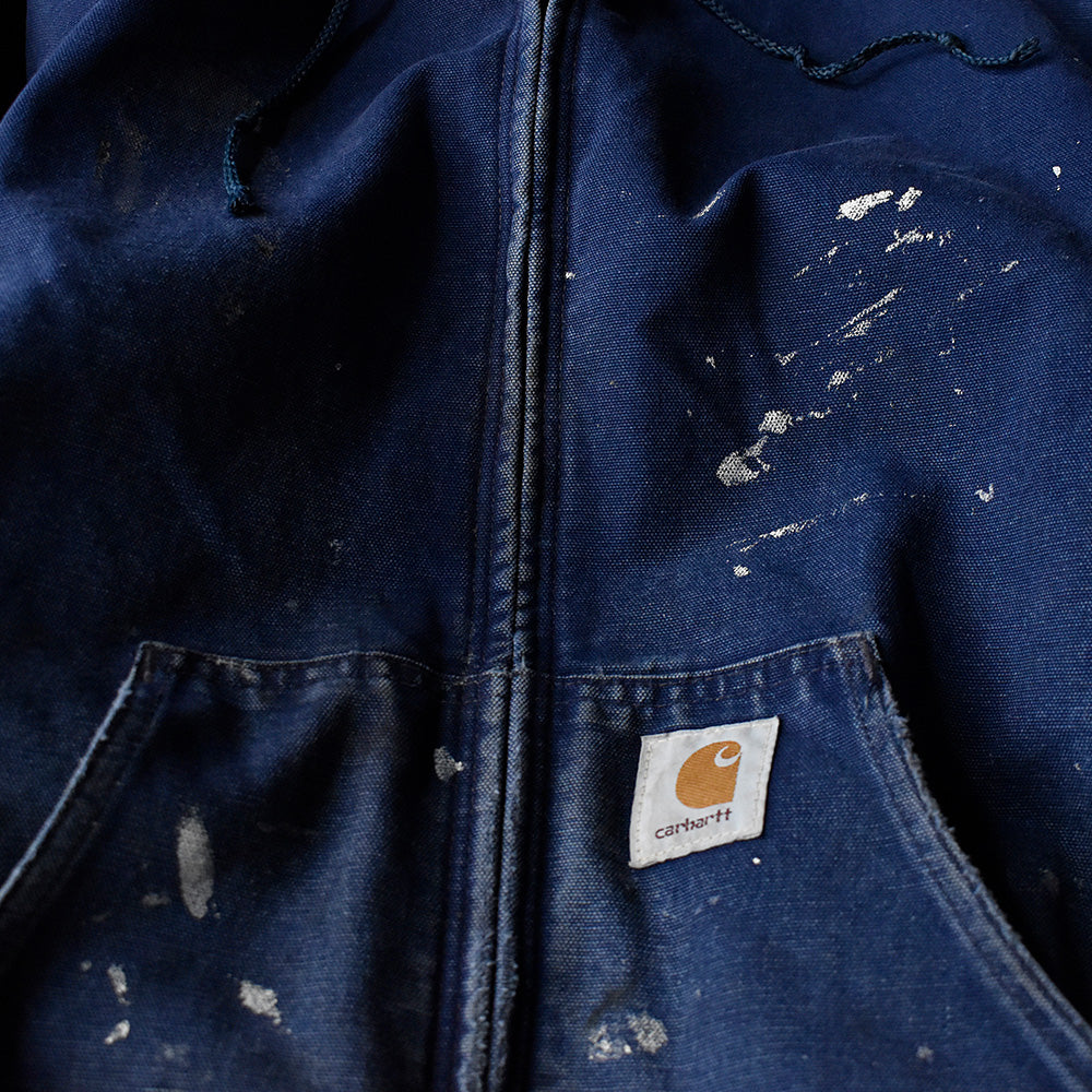 90's ペンキ！ダメージ！ Carhartt アクティブパーカー メッシュライナー 230928H