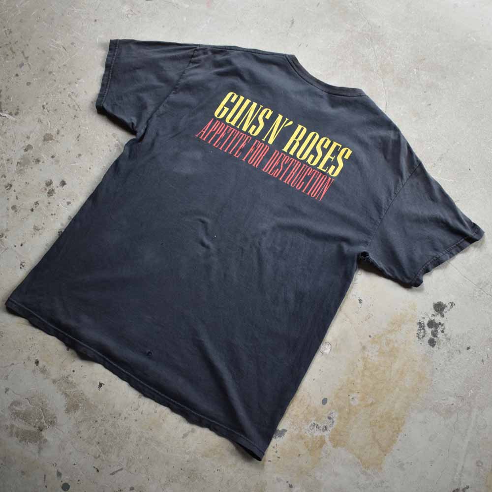 Y2K Guns N' Roses “Appetite for Destruction” バンドTシャツ 230916