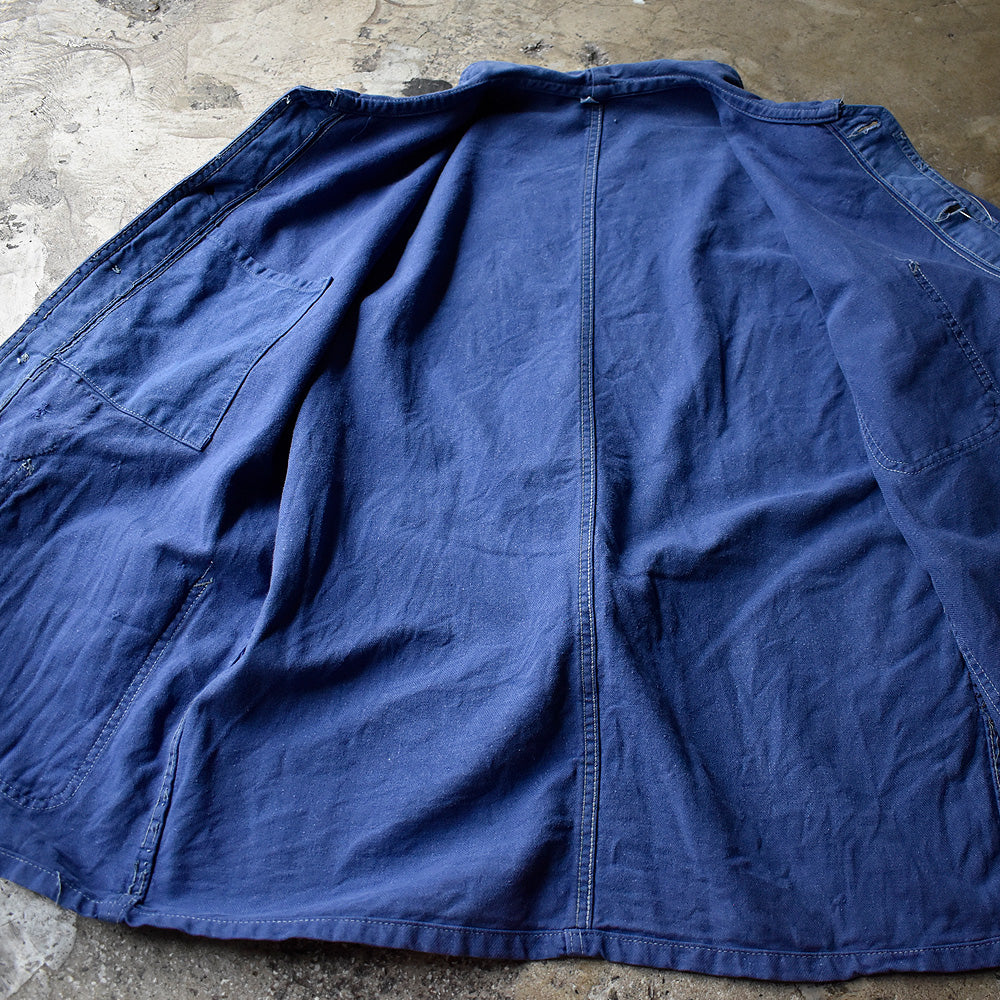 50's French moleskin ワークジャケット Euro製 240507
