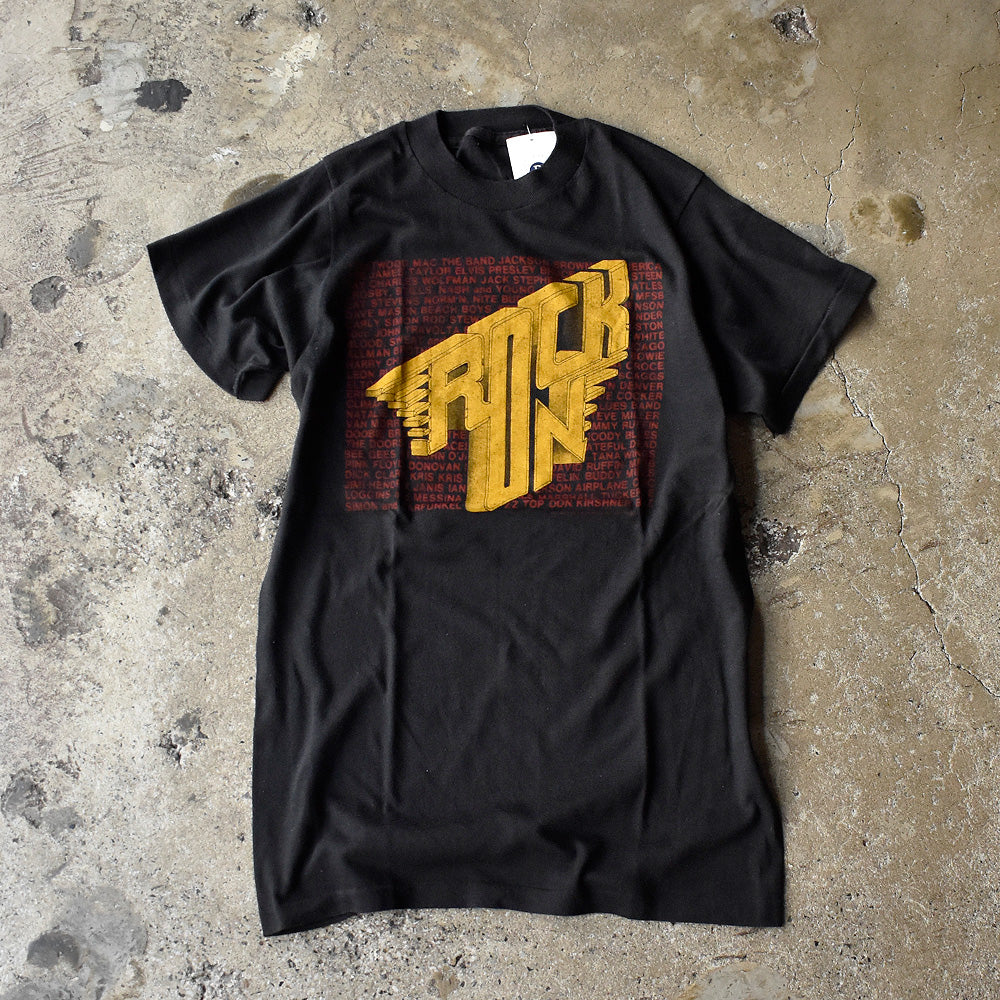 80's “ROCK ON” ロック Tシャツ 250703H
