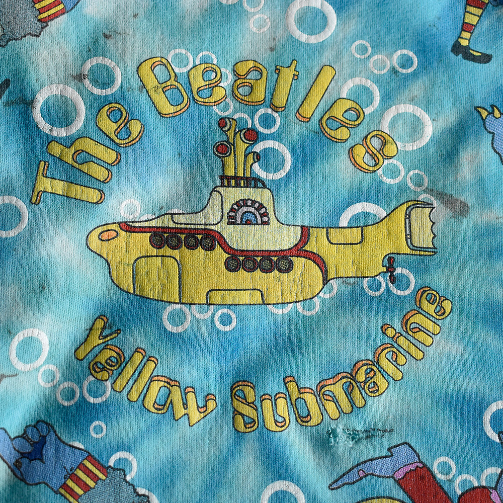 90's THE BEATLES “Yellow Submarine“ タイダイTシャツ 250521H