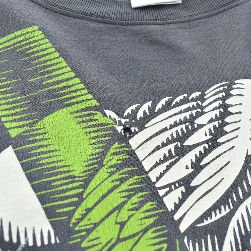 90's ANDAZIA 怪物 鳥 木版画 アートTシャツ USA製 260911H