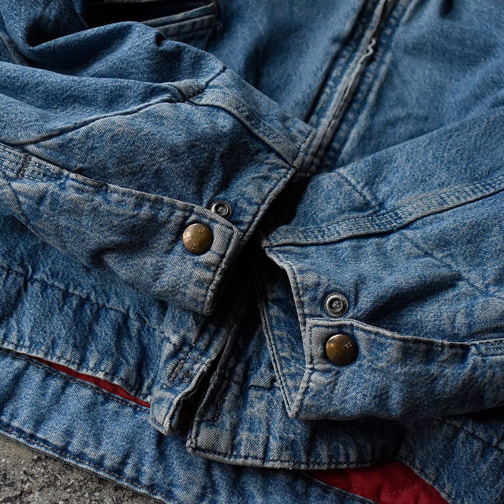 80's Carhartt デニム デトロイトジャケット キルティングライナー 230923H