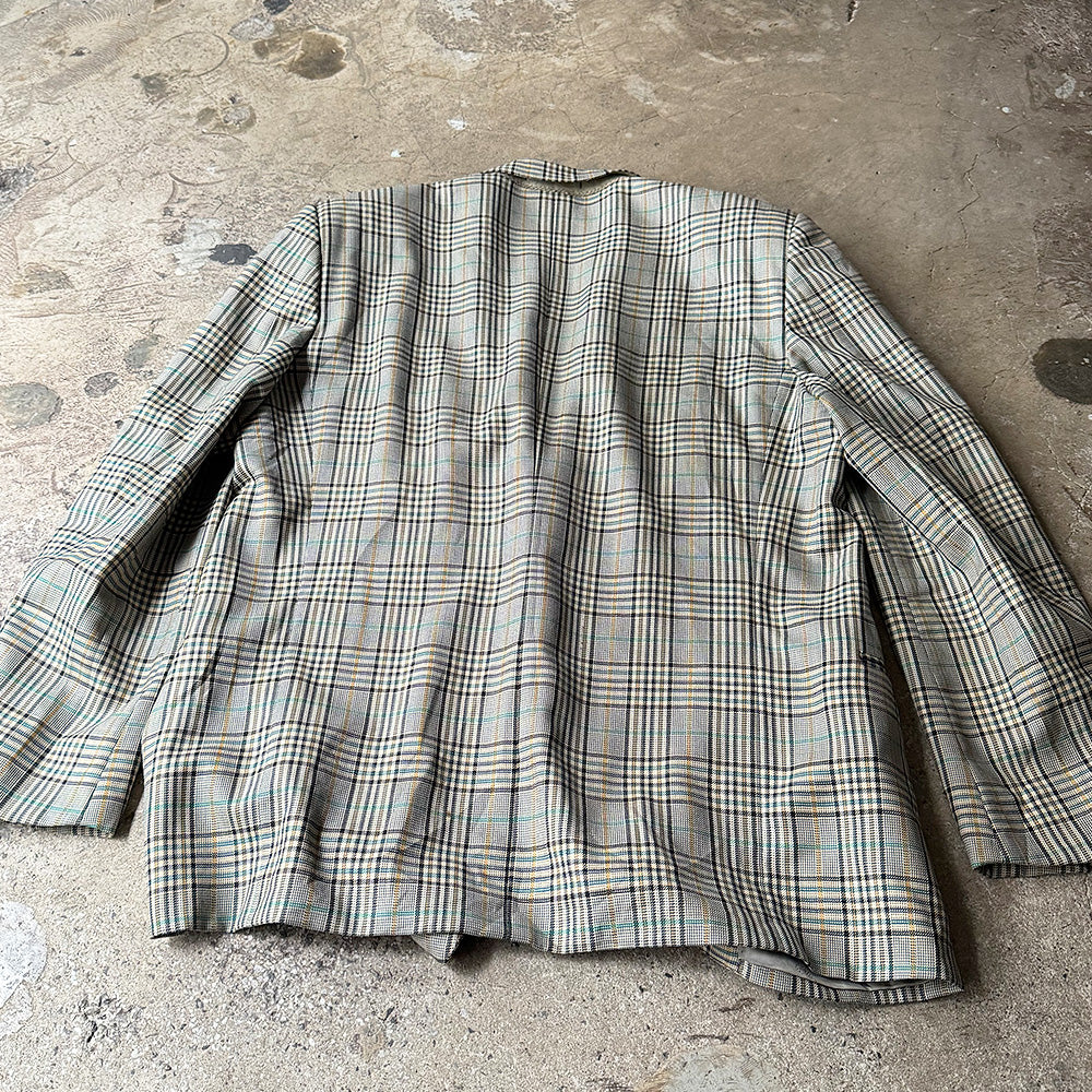 90's valentino UOMO チェック柄 テーラードジャケット Italy製 240313H