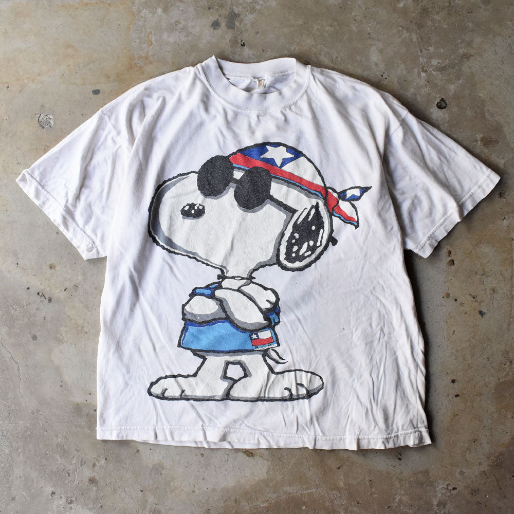 90’s PEANUTS “SNOOPY/JOE COOL” キャラクター Tシャツ 250923H