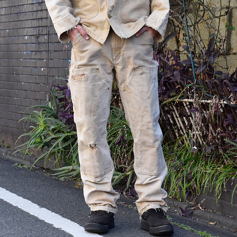 Y2K ダメージ！ Carhartt ダブルニー ダック ペインターパンツ USA製 240214H