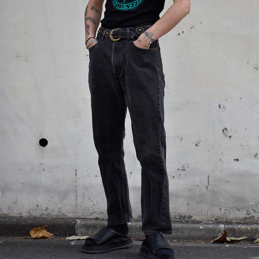 90's Levi's 505 ブラックデニムパンツ 231004H