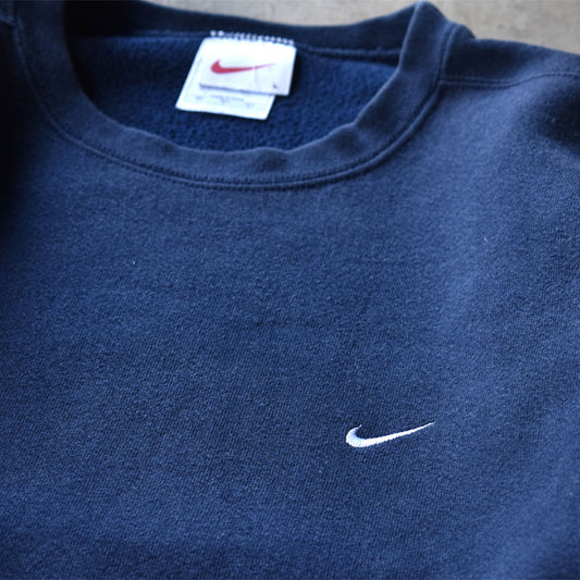 90’s NIKE small swoosh 刺繍ロゴ スウェット USA製 240115