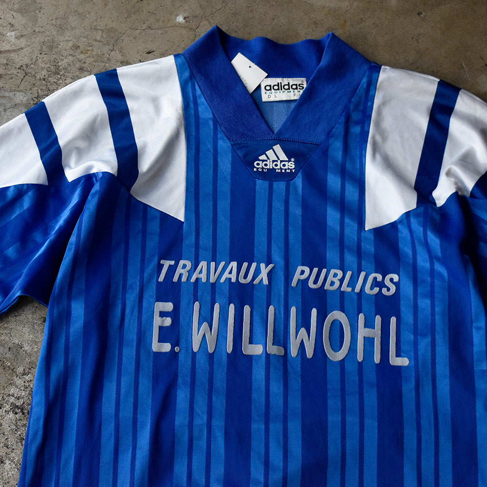 90's adidas EQUIPMENT フットボール サッカーシャツ 250630H