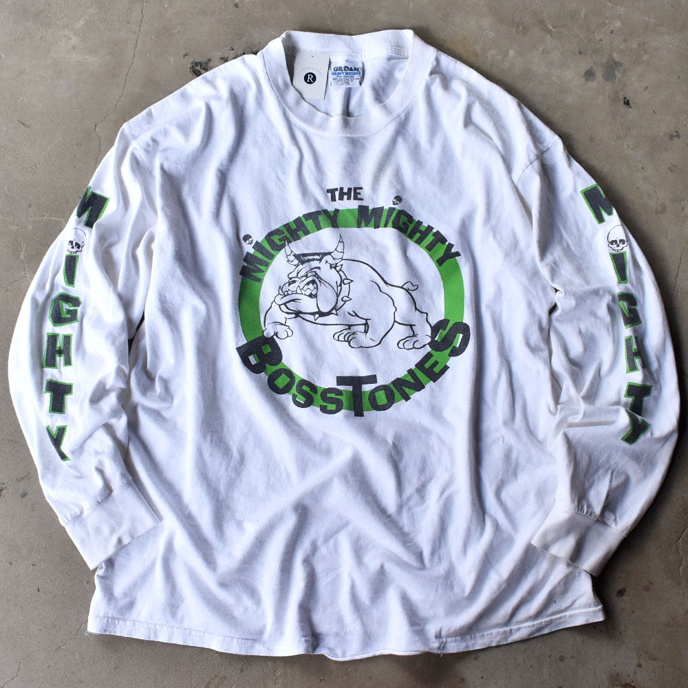 ザ・マイティ・マイティ・ボストンズ The Rascal King 袖 両面プリント ロングスリーブTシャツ 1997年 ヴィンテージ