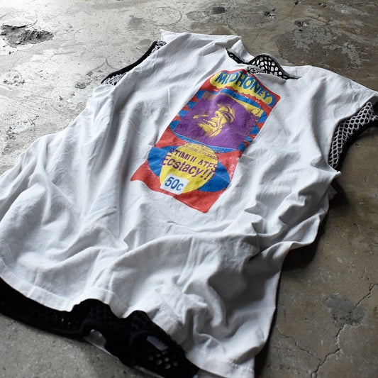 90's MUDHONEY “STIMULATES Ecstacy!” カットオフTシャツ 240810