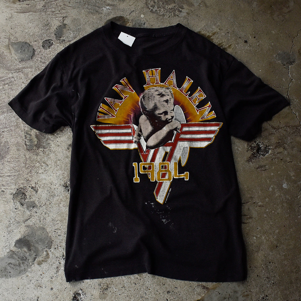ヴァン・ヘイレン 1984 エンジェル ジャケットデザイン Tシャツ 1984年 ヴィンテージ