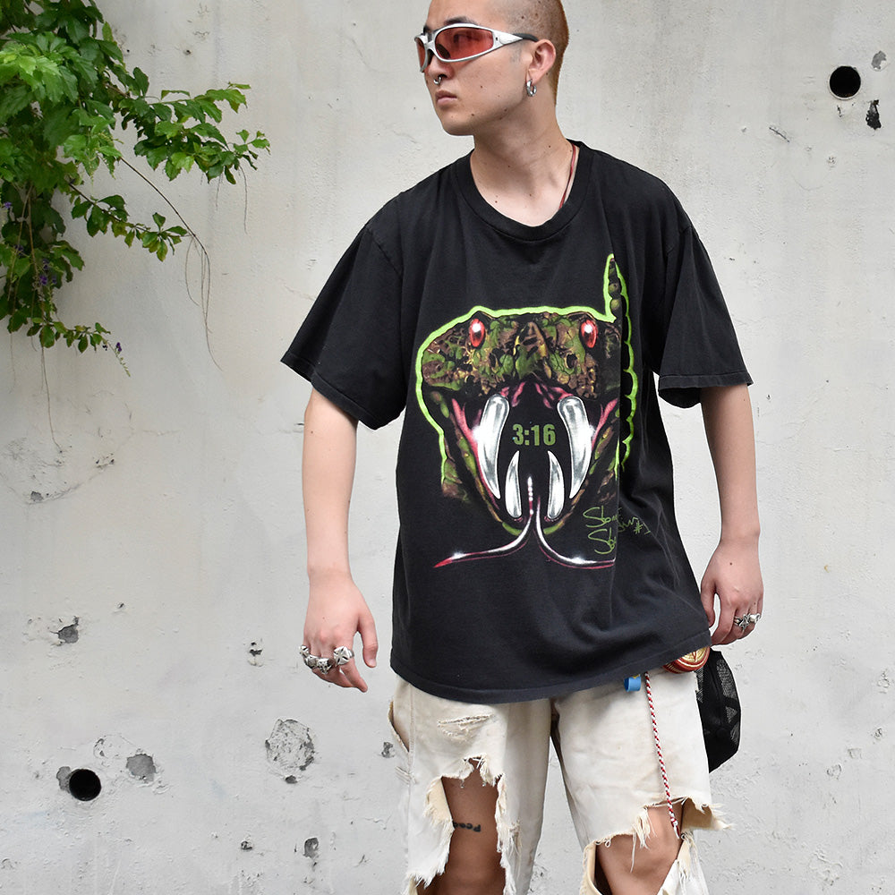 90's WWF Stone Cold “snake 3:16” Tシャツ USA製 250629H