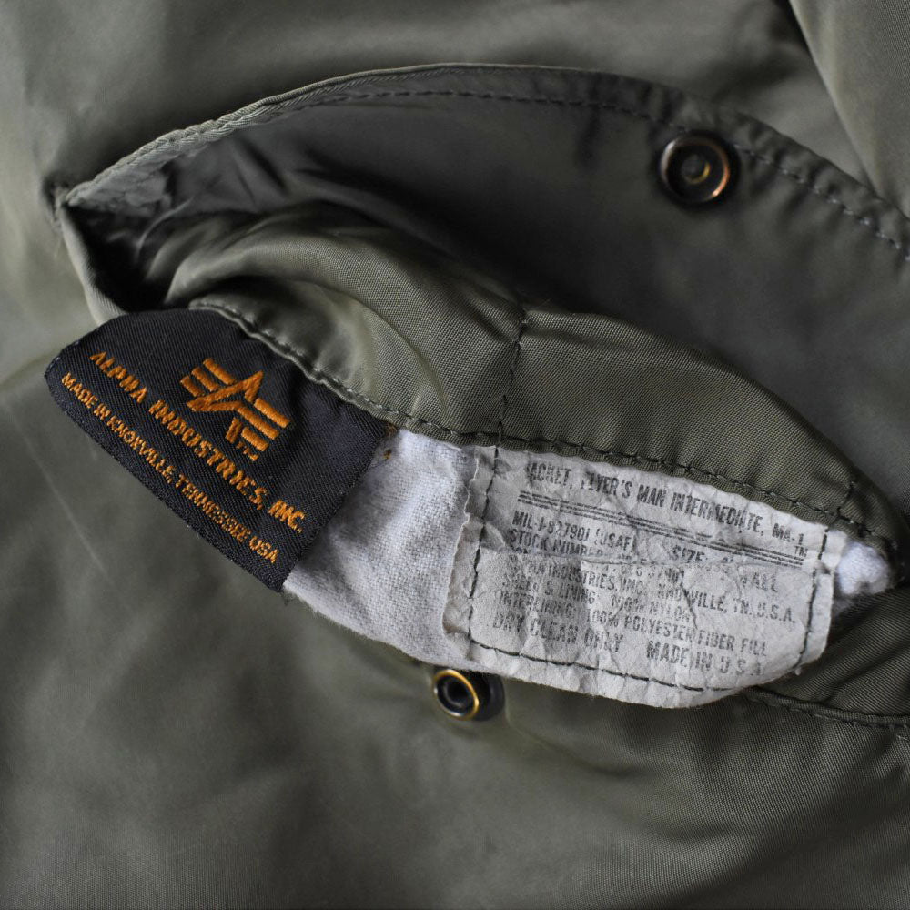 70’s U.S.A.F. ALPHA MA-1 フライトジャケット 251111H