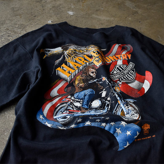 80's Harley-Davidson “イーグル×ハーレー” Tシャツ 240716H