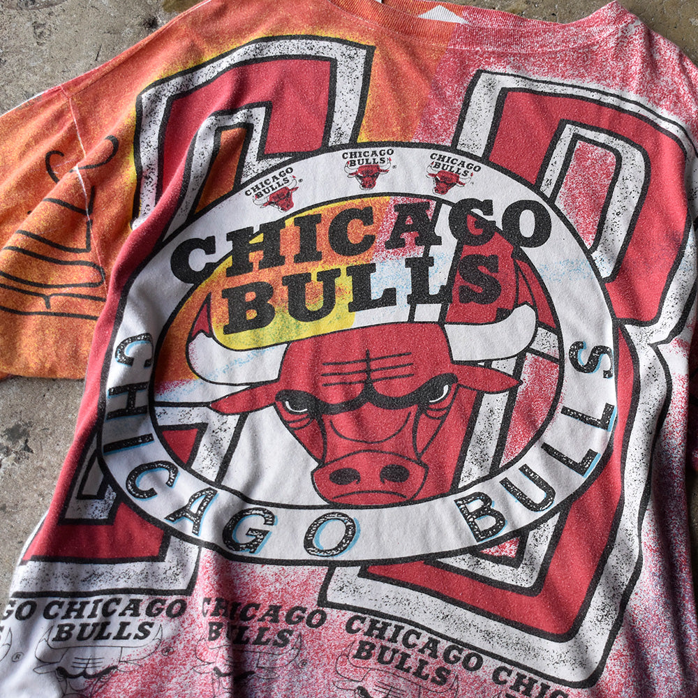 90's AOP！ NBA “Chicago Bulls” Tシャツ 250608H