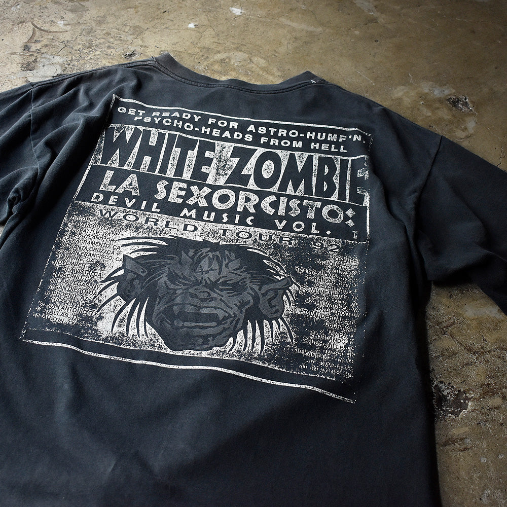 90's WHITE ZOMBIE “La Sexorcisto: Devil Music Vol. 1” World Tour Tシャツ 240409H